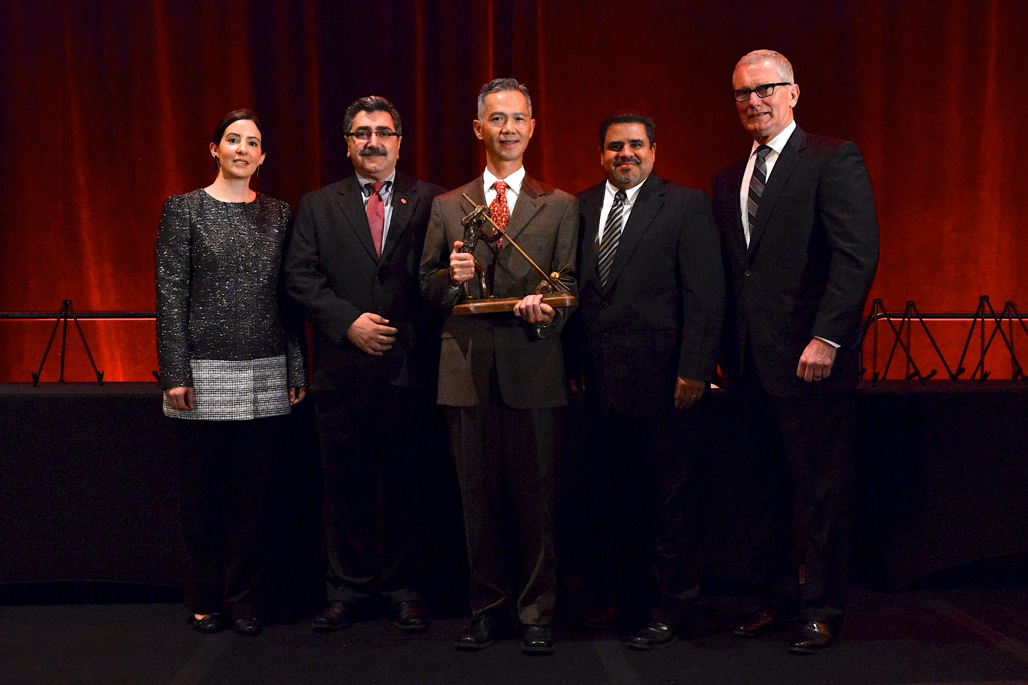 Intelligent Compaction NOVA Award acceptance photo