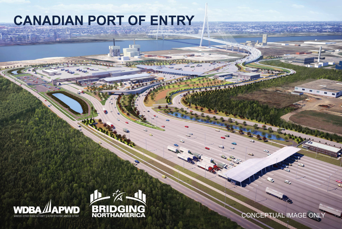 Gordie Howe International Bridge Canadian Port of Entry