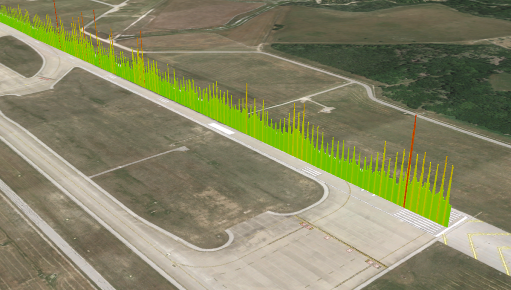 RDD data on Austin-Bergstrom airport runway