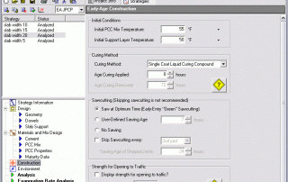 HIPERPAV paving software screenshot: Construction Input