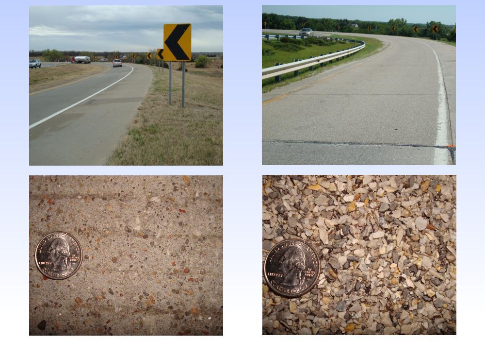 Before and after HFS installation on K96 and US 54 in Kansas