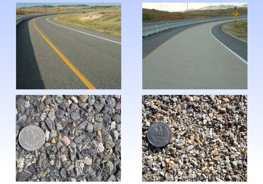 Before and after HFS installation on I-15 and I-90 in Montana