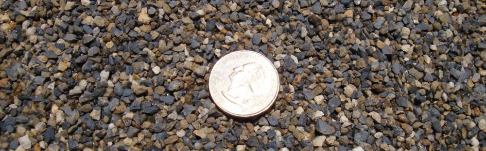 Close-up of High Friction Surface with Calcined Bauxite Aggregate