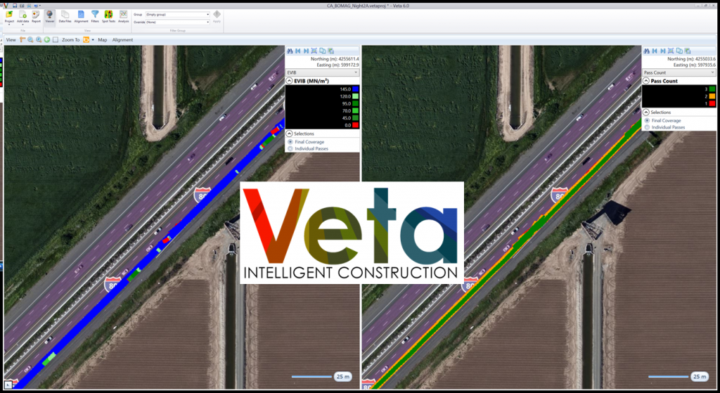 Veta 6 split screen with logo